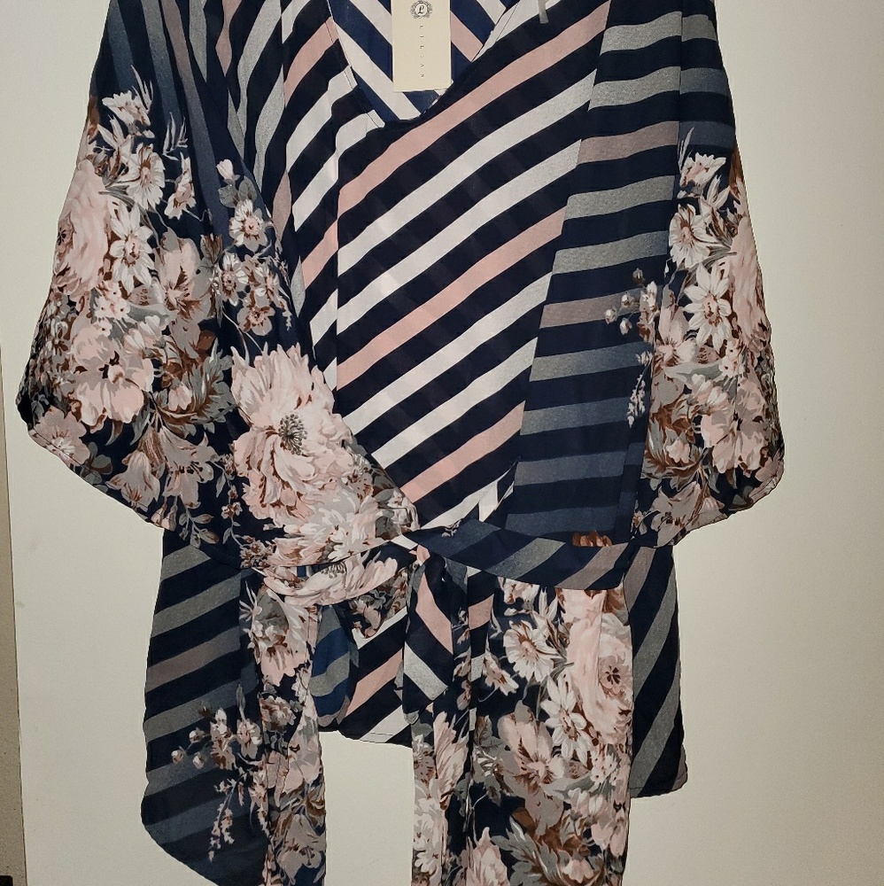 Tie front blouse